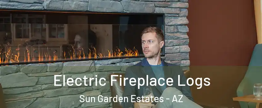 Electric Fireplace Logs Sun Garden Estates - AZ